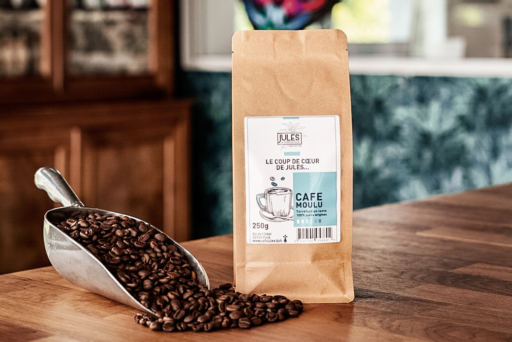 Café Moulu Brésil Sul de Minas 250 gr Coup de coeur Jules