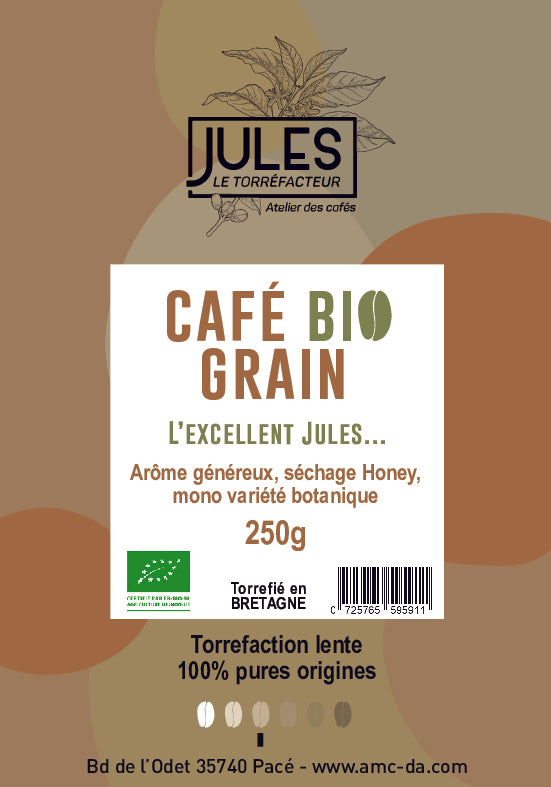 Bio Café moulu 250gr Jules l'Excellent